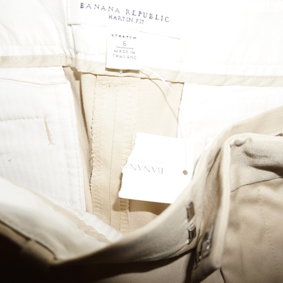 NWT Banana Republic Martin Fit City Shorts beige - Picture 5 of 5
